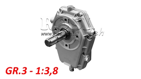 CAJA DE ENGRANAJES GR.3 -1:3.8 MACHO