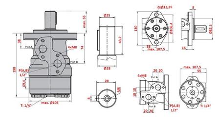 SILNIK HYDRAULICZNY MR 400