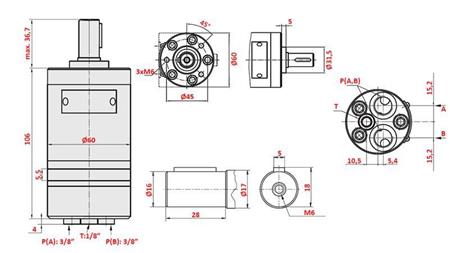 MOTORE IDRAULICO MM 12.5