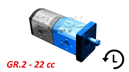 BOMBA HIDRÁULICA 20A22X067 DELANTERA GR.2 22 CC IZQUIERDA
