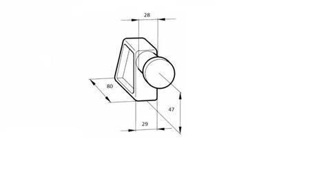 SIDE LOCK TYPE CIERE SMALL - dimensions