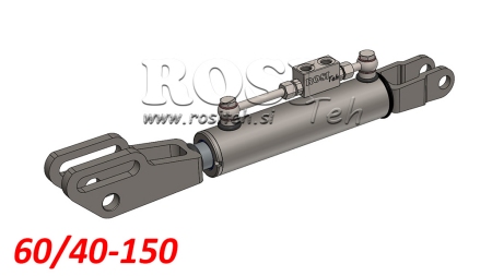 2TON. HYDRAULISK TOPPLENKE FORK 60/40-150 (500MM-650MM)