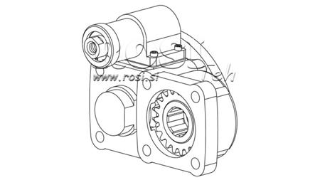 AUSGANG FÜR HYDRAULIKPUMPE - VOLVO R5-2