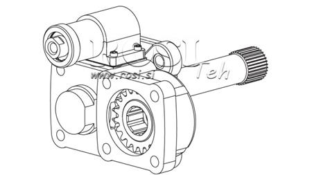 UITGANG VOOR HYDRAULISCHE POMP - VOLVO SR-1700-2