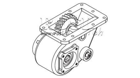 ULOSTULO HYDRAULISILLE PUMPEILLE - SCANIA GR 871