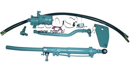 AUXILIÁRNY HYDRAULICKÝ RIADIACI SET MASSEY FERGUSON 275 1 Diera Držiak