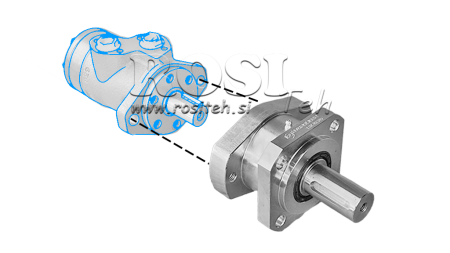 LAGERFLANSCH FÜR HYDRAULIKMOTOR MP-MR
