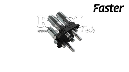 MULTI-FASTER COUPLING 5WAY BSP 3×1/4 2×3/8 MOBILE PART