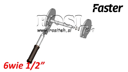VIPU MULTI-FASTER 6TIELLE 1/2 KIINTEÄ OSA