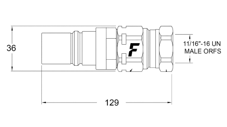 MIESPUOLINEN PIKALIITIN MULTI-FASTER 3/8 3PLK 3PLV A LIIKKUVA OSA