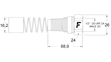NAISPUOLINEN PIKALIITIN MULTI-FASTER 1/4 KIINTEÄ OSA