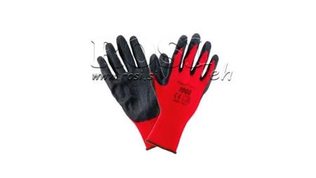 GUANTES RECUBIERTOS DE LÁTEX - TAMAÑO 8