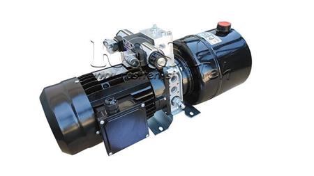 MINI HYDRAULIC AGGREGATE 380V AC (1.5 kW) 110 bar - 5.8 cc - 8.2 lit/min - tank 6 lit