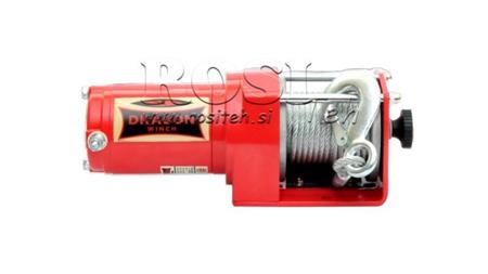 12 V SÄHKÖINEN VOIMANOSTURI DWM 2500 ST - 1133 kg