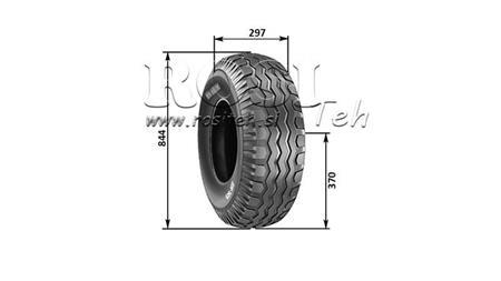 PNEU 11.5/80-15.3 BKT AW909 14pl AVEC JANTE 9.00X15.3