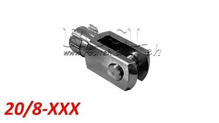 CI UPEVNENIE PRE PNEUMATICKÝ CYLINDER PCAI 20/8 (M8x1.25) KLIP
