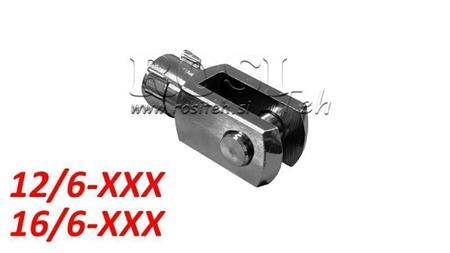 CI MONTÁŽ PRE PNEUMATICKÝ VALEC PCAI 12/6-16/6 (M6x1) KLIP