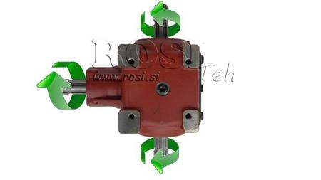 RIDUTTORE ANGOLARE T-27J 1:1 (55HP-40.4kW)