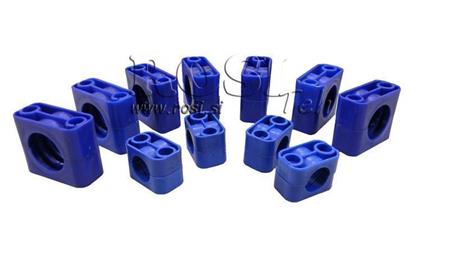 HALTER FÜR HYDRAULIKSCHLAUCH eco Verpackung (ohne Schrauben) 10 KPL - FI 12mm