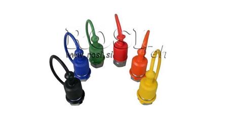 BESCHERMENDE RUBBEREN DEKSEL ORANJE - MANNE QUICK COUPLINGS