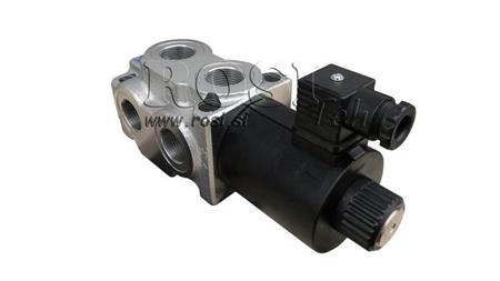 6-weg klep 3/4 (6/2) 12V - 140lit
