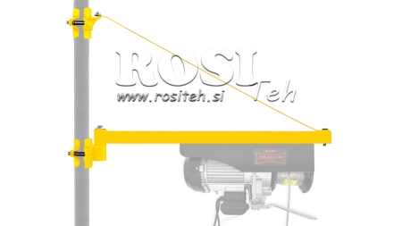 ELEKTRILISE WINCHI SWING ARM DWI 750 mm 1000 kg