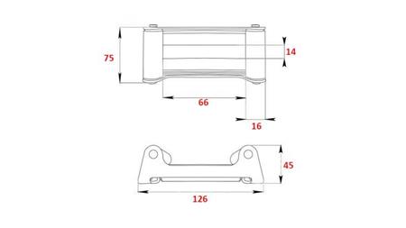 GUIDA RULLO PER CAVO IN ACCIAIO DWM 2000-2500