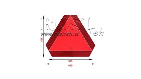 ALU WARNING TRIANGLE dim.365x365mm