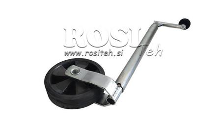 VITE DI SUPPORTO PER GAMBA CON RUOTA PER RIMORCHI 35mm 75 kg