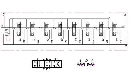 VALVOLA IDRAULICA 8xPC70 2X JOYSTICK