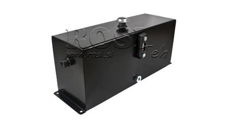 METAL RESERVOIR 25 LITERS CUBE 260x170x600mm COMPLETE WITH EQUIPMENT