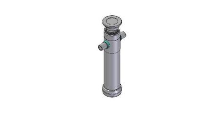 2037S - CYLINDER TELESCOPICZNY STANDARDOWY/KULKA 3 ETAPY SKOK 1283 ŚREDNICA 95