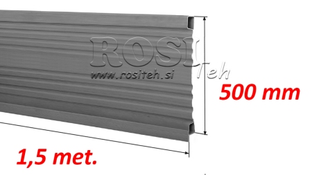 SĀNU PANELIS KRAVAS PACELŠANAS PUSMAŠĪNAI 1.5 MET. - AUGSTUMS 500 MM
