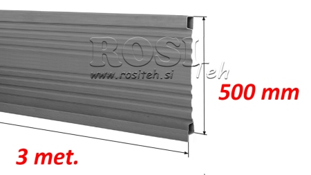 TRAILER SIDE PANEL 3 MET. - HEIGHT 500 MM
