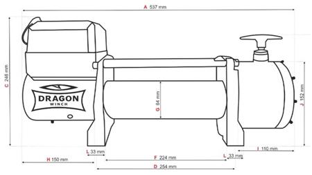 24 V SÄHKÖVINSSI DWT 14000 HD - 6350 kg