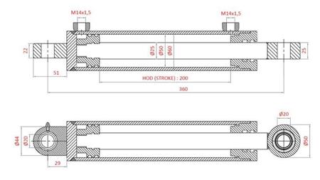 HYDRAULISCHE STUURCYLINDER FIAT-NEW HOLLAND OEM-5164023