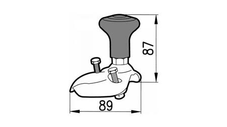 MANIGLIA-PALLA PER RIM VOLANTE DIAMETRO 360, 390, 400, 435