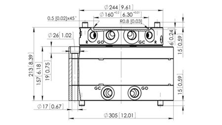 HYDRAULISCHE ROTATOR CPR8-01 33000-8000 KG