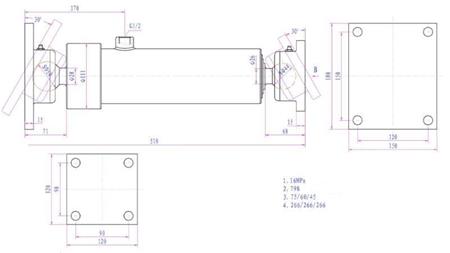 TELESKOOPPISYLINTERI 3 LAAJENTAMINEN 805MM K3B-5T