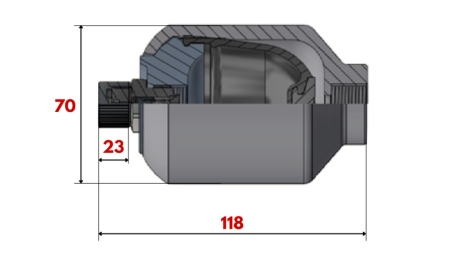 HIDRAULIKUS AKUMULÁTOR 0,15 LIT - M18x1,5