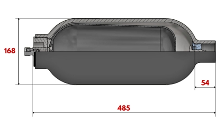 ACCUMULATORE IDRAULICO 6.5 LIT