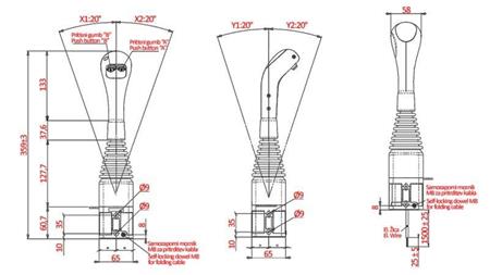 JOYSTICK NIMCO VOOR LIERBAL - 2x KNOP