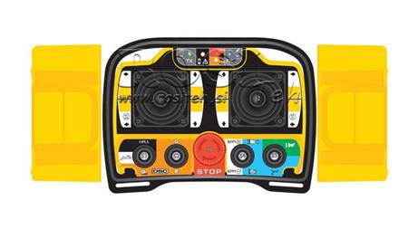 RADIO REMOTE CONTROL -PROPORTIONAL- ZEUS2 B2 10016 Plus