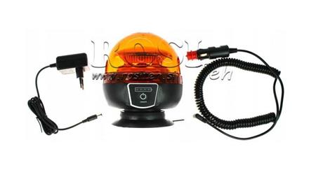 LÂMPADA MAGNÉTICA ROTATIVA LED - FUNCIONA COM BATERIA