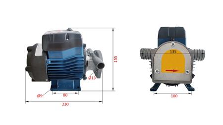 SÄHKÖPUMPPU 230V AC -3/4- 25 lit/min (1500 l/h)
