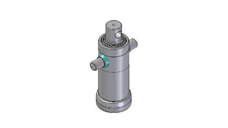 3033F -TELESCOPISCHE CYLINDER STANDAARD/GAATJE 3 FASES SLAG 785 DIAMETER 112
