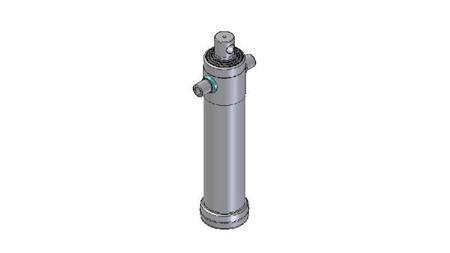 3049F - TELESCOPIC CYLINDER STANDARD/HOLE 4 STAGES TRAVEL 1990 DIAMETER 124