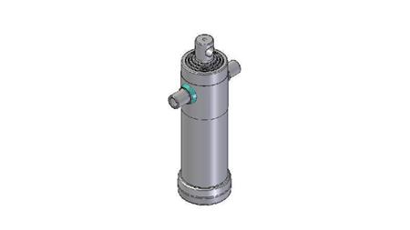 3066F -TELESCOPISK SYLINDER STANDARD/HULL 4 TRINN SLAG 1190 DIAMETER 112