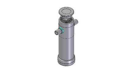 3066S -TELESCOPIC CYLINDER STANDARD/BALL 4 STAGES STROKE 1190 DIAMETER 112