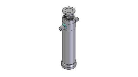 3068S -TELESCOPISK SYLINDER STANDARD/KULE 4 TRINN SLAG 1710 DIAMETER 112